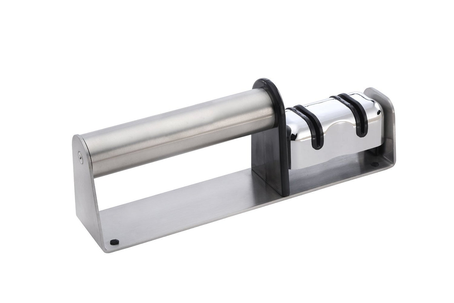 Pro Chef Kitchen Tools Stainless Steel Knife Sharpener - 2 Stage Diamond Hone Twin Sharpening System Commercial Professional Restaurant Prime Grade Quality - Pro Chef Kitchen Tools