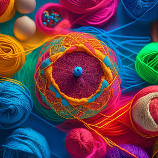A vibrant, interconnected web of colorful threads and nodes, radiating from a central hub, surrounded by diverse icons representing various Sprinter models and community badges.