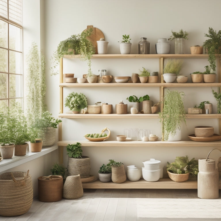Revamp Kitchen Shelves: Nature, Texture, Height – Pro Chef Kitchen Tools