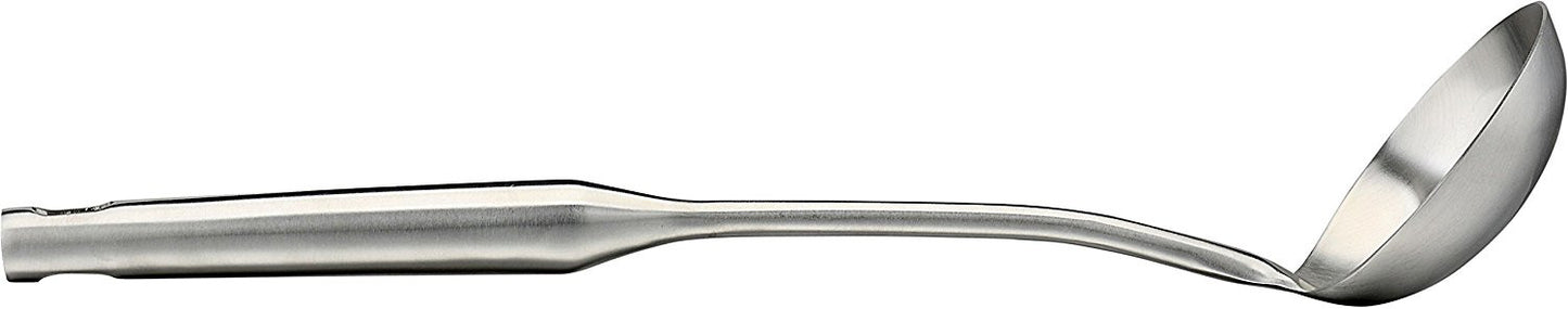 Large Soup Ladle - Flatware Soup Ladles To Serve Soups And Sauces - Canning Ladel Cup - Heavy Duty Commercial Restaurant Quality Dishwasher Safe Stainless Steel Serving Utensil by Pro Chef Kitchen Tools - Pro Chef Kitchen Tools