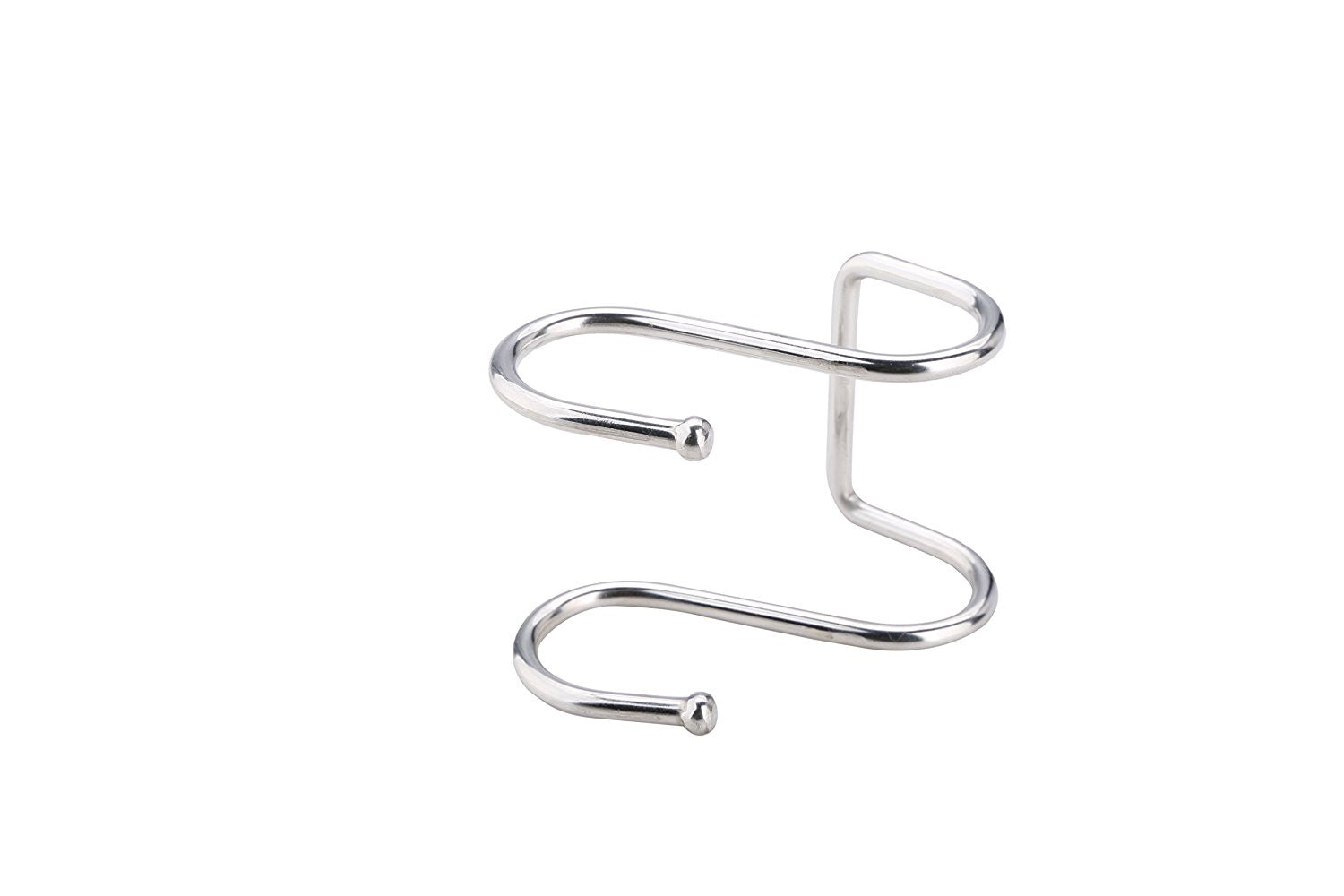 Double Utility Hooks - Dual S Hook 10 Pack Set - Pro Chef Kitchen Tools