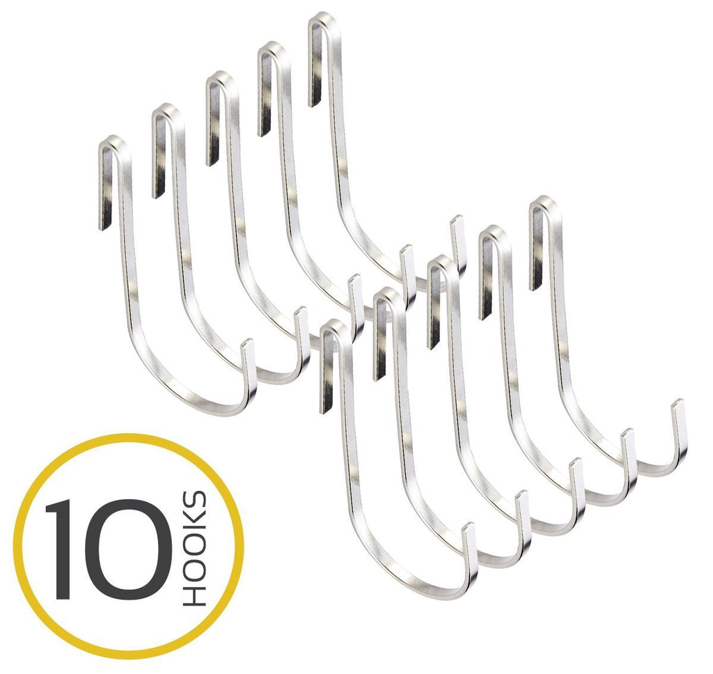 Hooks For Hanging Kitchen Pot Racks S Hook 10 Pack Set Pro Chef