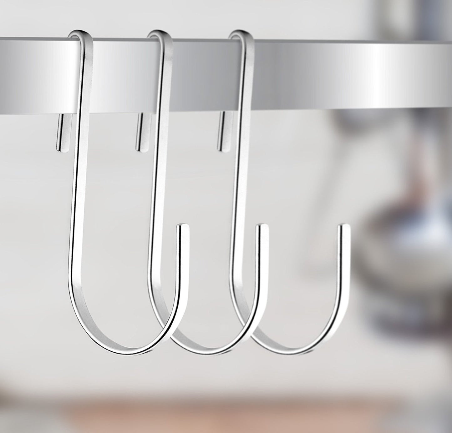 Hooks For Hanging - Kitchen Pot Racks S Hook 10 Pack Set - Pro Chef Kitchen Tools