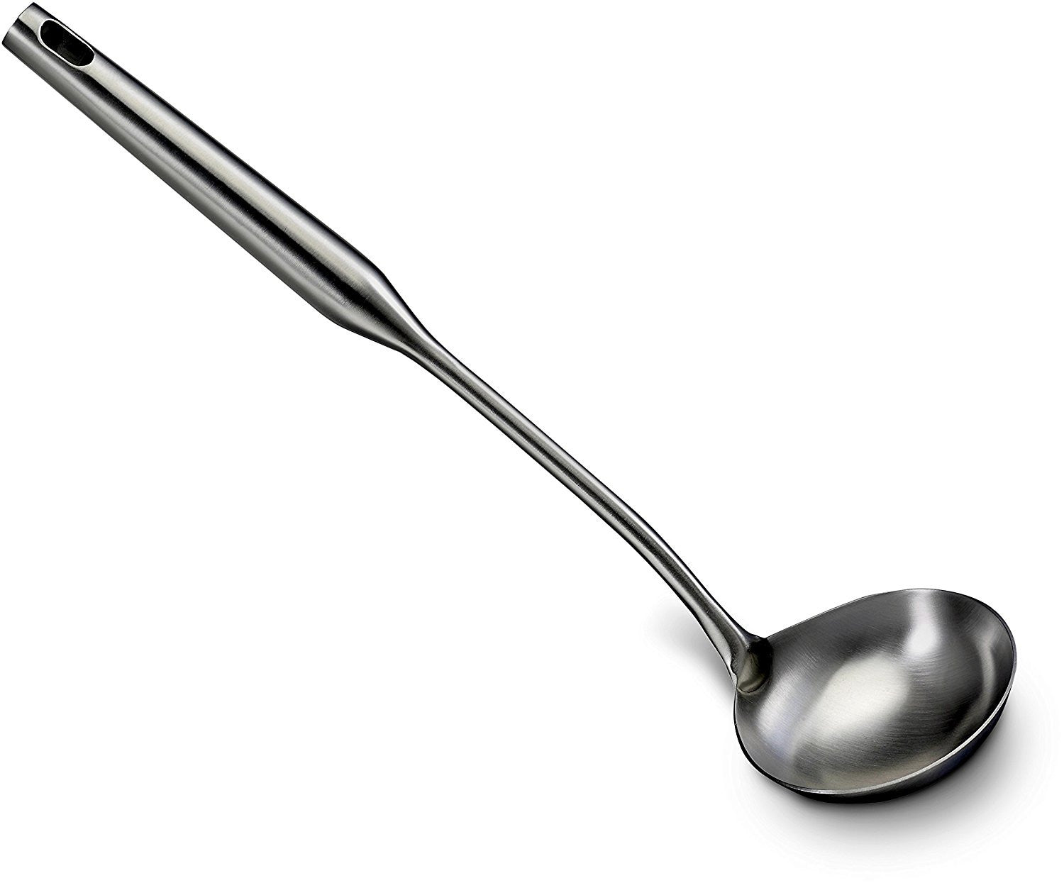 Large Soup Ladle - Flatware Soup Ladles To Serve Soups And Sauces - Canning Ladel Cup - Heavy Duty Commercial Restaurant Quality Dishwasher Safe Stainless Steel Serving Utensil by Pro Chef Kitchen Tools - Pro Chef Kitchen Tools