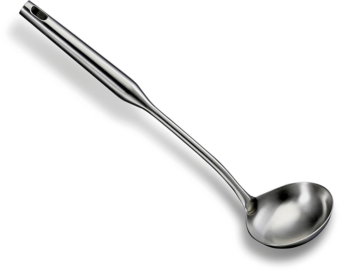 Large Soup Ladle - Flatware Soup Ladles To Serve Soups And Sauces - Canning Ladel Cup - Heavy Duty Commercial Restaurant Quality Dishwasher Safe Stainless Steel Serving Utensil by Pro Chef Kitchen Tools - Pro Chef Kitchen Tools