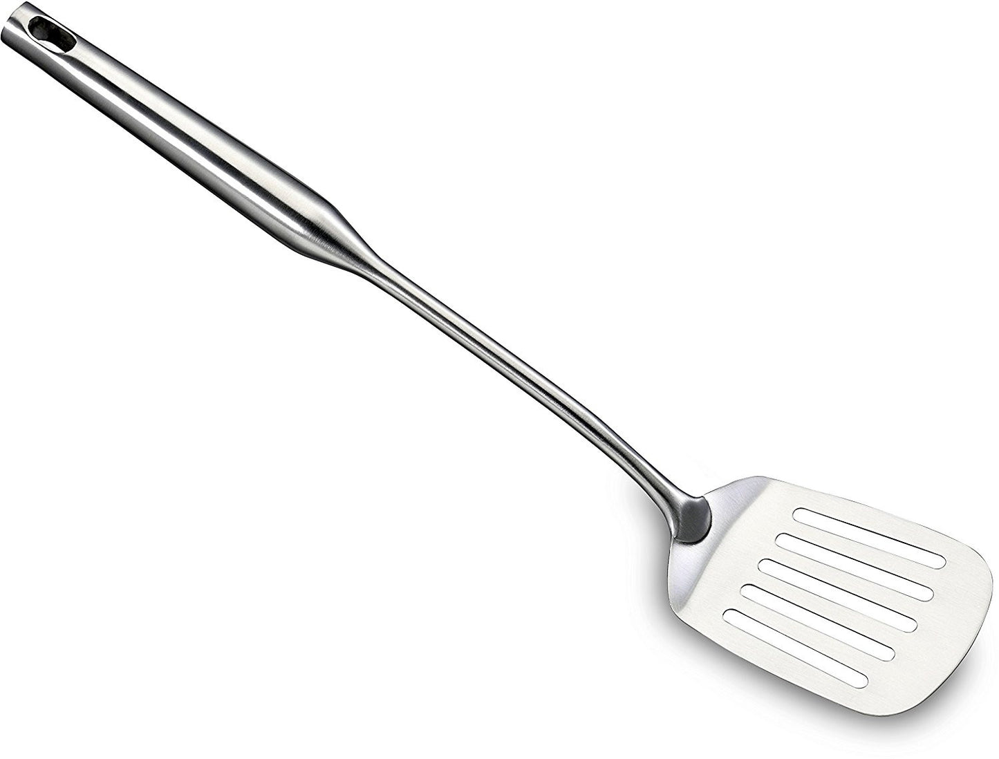 Slotted Turner Grill Spatulas - Big Metal Spatula - Burger Flipper Fish Turner - Wok Cooking Pancake Griddle - Heavy Duty Commercial Restaurant Quality Stainless Steel Utensils by Pro Chef Kitchen Tools - Pro Chef Kitchen Tools