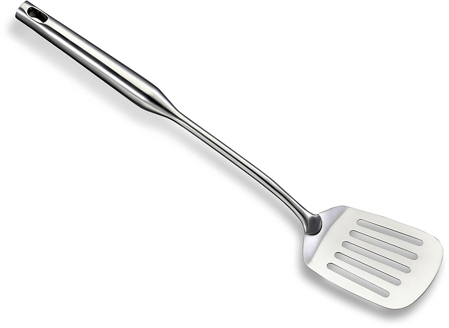 Slotted Turner Grill Spatulas - Big Metal Spatula - Burger Flipper Fish Turner - Wok Cooking Pancake Griddle - Heavy Duty Commercial Restaurant Quality Stainless Steel Utensils by Pro Chef Kitchen Tools - Pro Chef Kitchen Tools