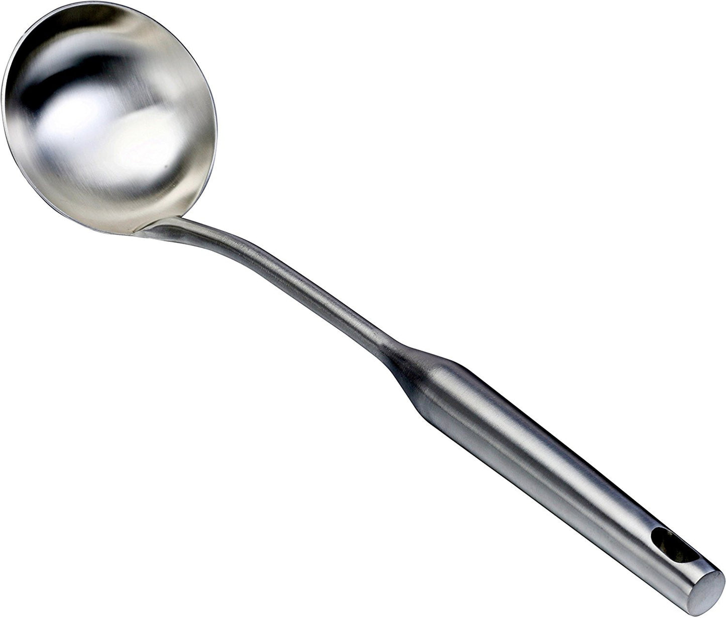 Large Soup Ladle - Flatware Soup Ladles To Serve Soups And Sauces - Canning Ladel Cup - Heavy Duty Commercial Restaurant Quality Dishwasher Safe Stainless Steel Serving Utensil by Pro Chef Kitchen Tools - Pro Chef Kitchen Tools