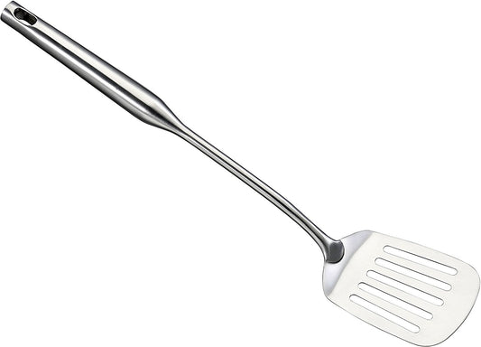 Slotted Turner Grill Spatulas - Big Metal Spatula - Burger Flipper Fish Turner - Wok Cooking Pancake Griddle - Heavy Duty Commercial Restaurant Quality Stainless Steel Utensils by Pro Chef Kitchen Tools - Pro Chef Kitchen Tools