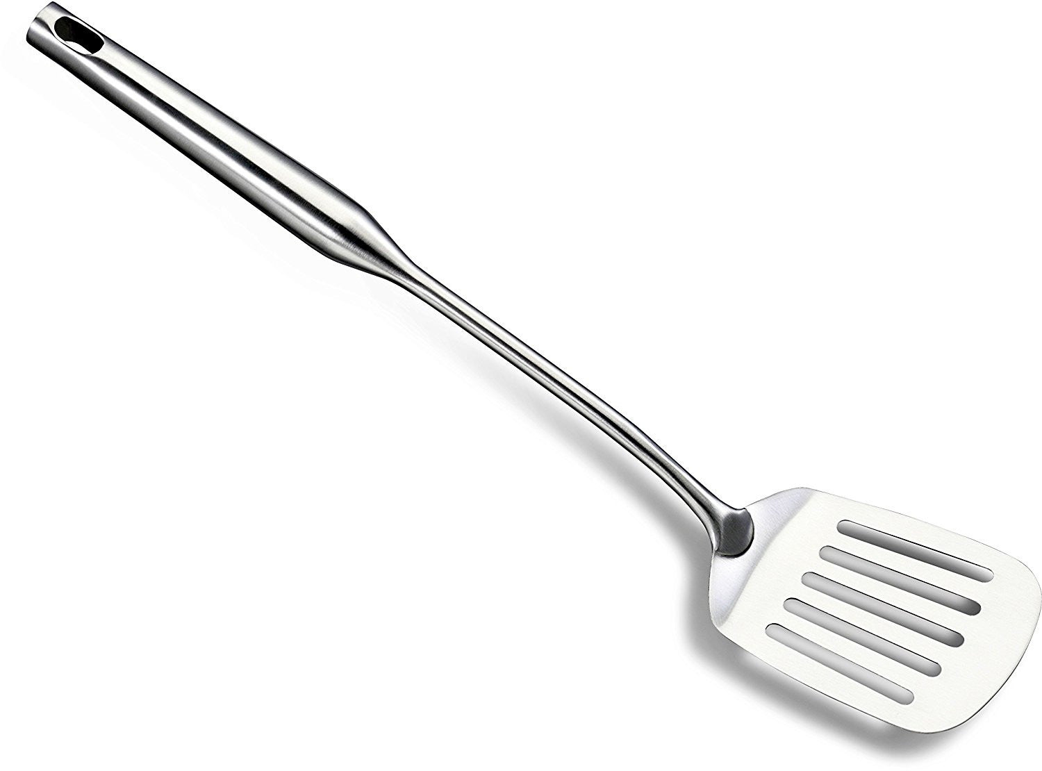 Slotted Turner Grill Spatulas - Big Metal Spatula - Burger Flipper Fish Turner - Wok Cooking Pancake Griddle - Heavy Duty Commercial Restaurant Quality Stainless Steel Utensils by Pro Chef Kitchen Tools - Pro Chef Kitchen Tools