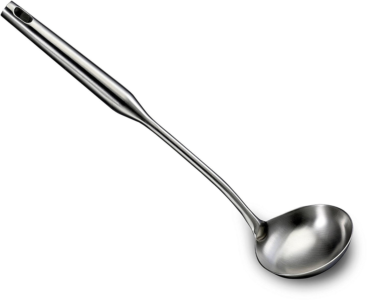 Large Soup Ladle - Flatware Soup Ladles To Serve Soups And Sauces - Canning Ladel Cup - Heavy Duty Commercial Restaurant Quality Dishwasher Safe Stainless Steel Serving Utensil by Pro Chef Kitchen Tools - Pro Chef Kitchen Tools