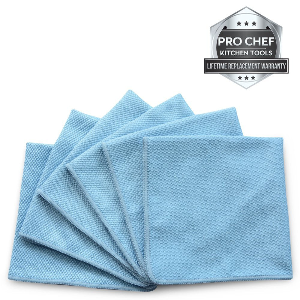 Microfiber Cleaning Cloth - Household Wipes And Cloths - Pro Chef Kitchen Tools