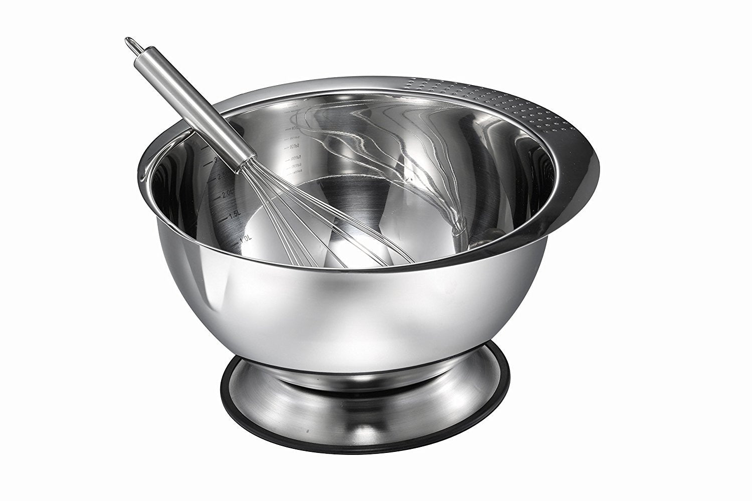 [1 Pack] 8 Quart Large Stainless Steel Mixing Bowl - Baking Bowl, Flat Base  Bowl, Preparation Bowls - Great for Baking, Kitchens, Chef's, Home use by