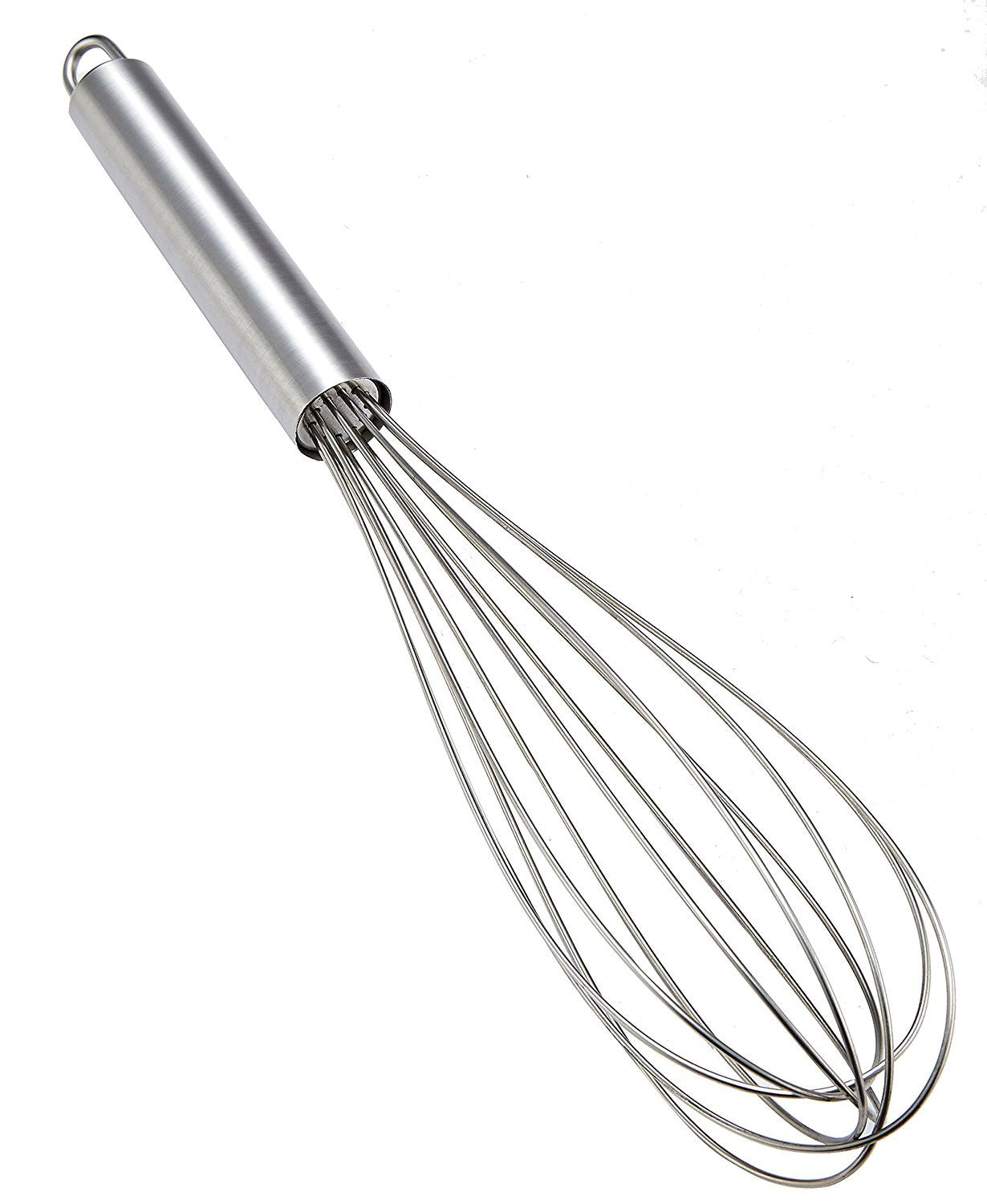 Pro Chef Kitchen Tools Stainless Steel Wire Whisk - 10 inch Balloon Whisk Egg Beaters for French Cooking, Mixing Cake Batter and to Mix, Whip or Blend Sauces - Pro Chef Kitchen Tools