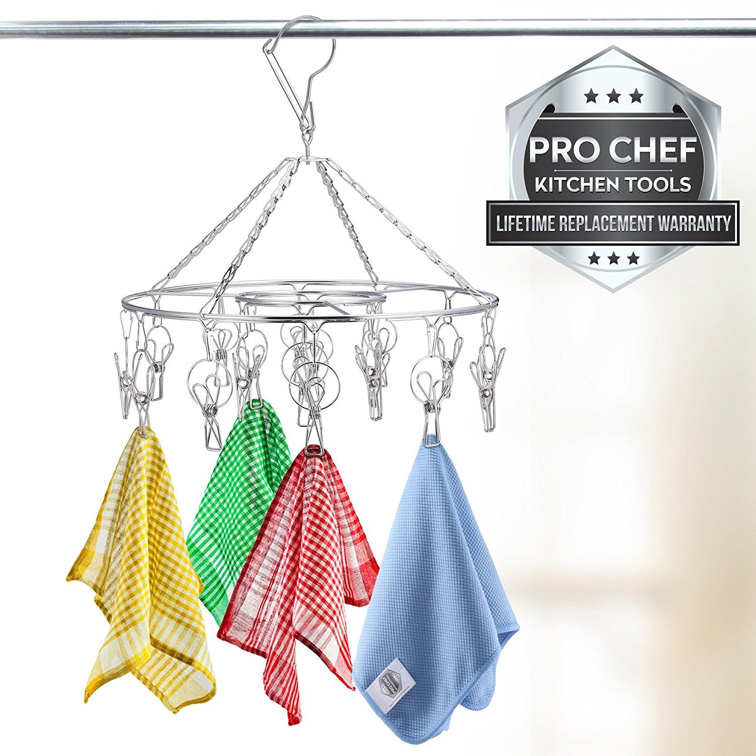 Clothes Drying Rack - Round Clothing Racks - Pro Chef Kitchen Tools