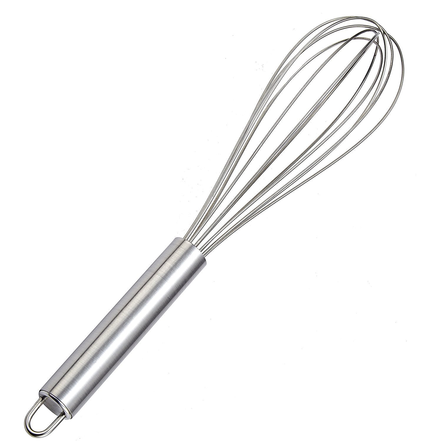 Pro Chef Kitchen Tools Stainless Steel Wire Whisk - 10 inch Balloon Whisk Egg Beaters for French Cooking, Mixing Cake Batter and to Mix, Whip or Blend Sauces - Pro Chef Kitchen Tools