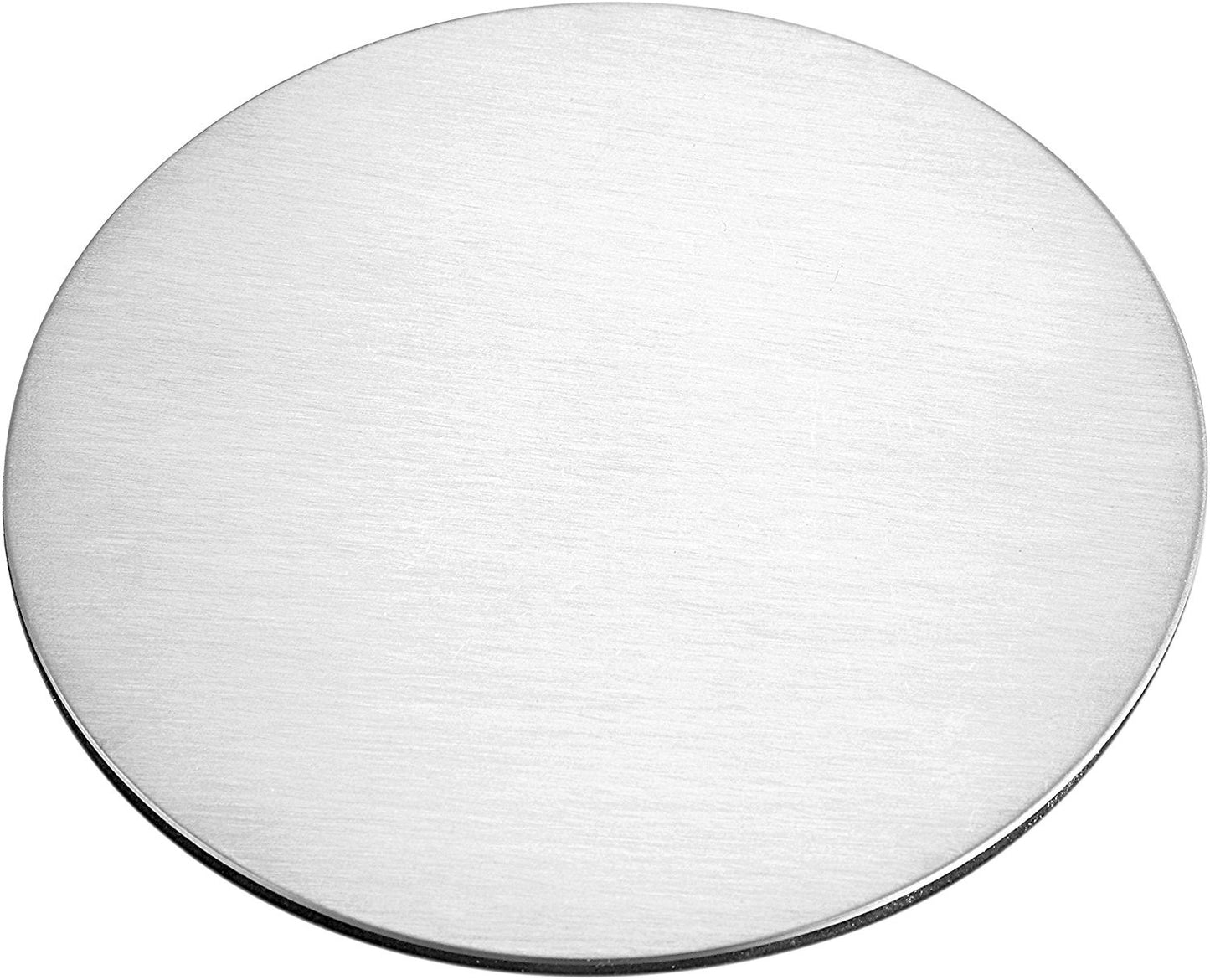 Round Drink Coasters - Protect Coffee Table From Mugs And Glasses - Room Decor Coaster Set For Coffee Cup Holder - Stainless Steel Home Bar Accessories Decoration by Pro Chef Kitchen Tools - Pro Chef Kitchen Tools