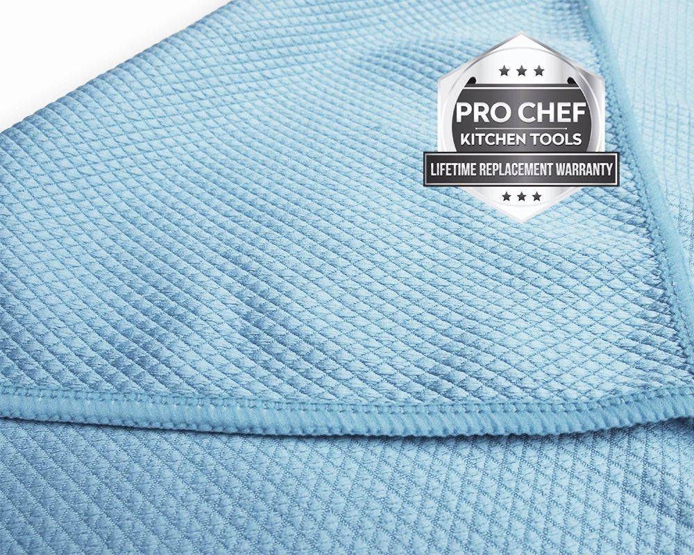 Microfiber Cleaning Cloth - Household Wipes And Cloths - Pro Chef Kitchen Tools