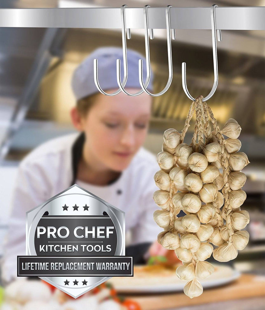 Hooks For Hanging Kitchen Pot Racks S Hook 10 Pack Set Pro Chef