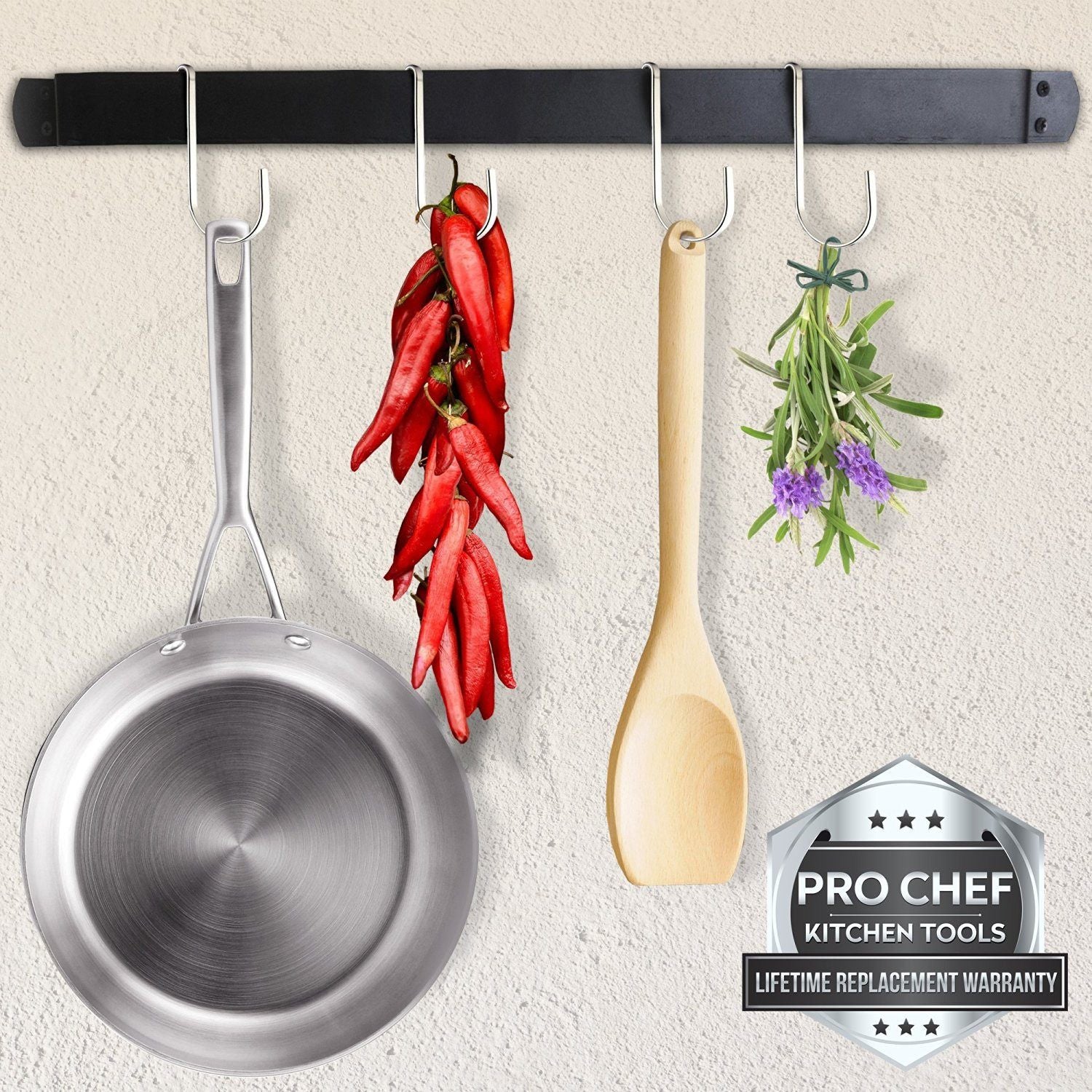 Hooks For Hanging - Kitchen Pot Racks S Hook 10 Pack Set - Pro Chef Kitchen Tools