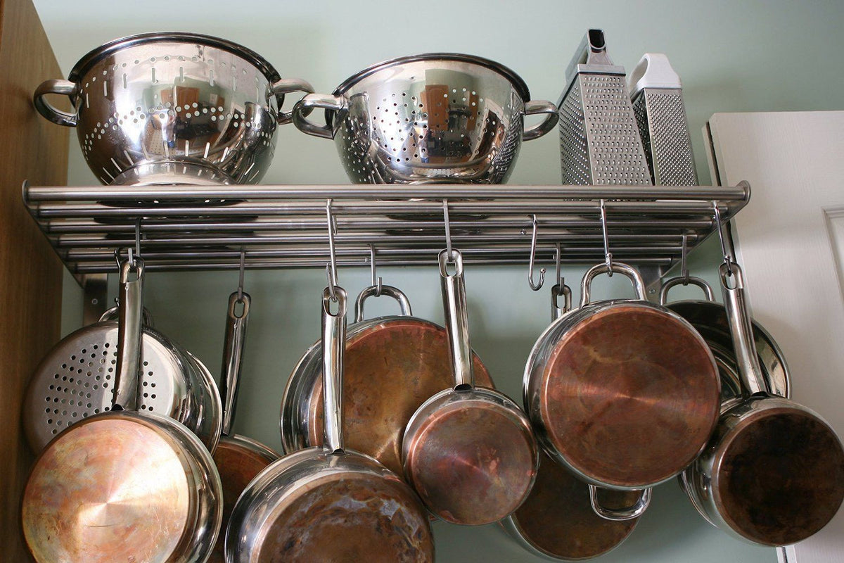 Flat Hanging Hooks - Pot Racks S Hook 10 Pack Set – Pro Chef Kitchen Tools