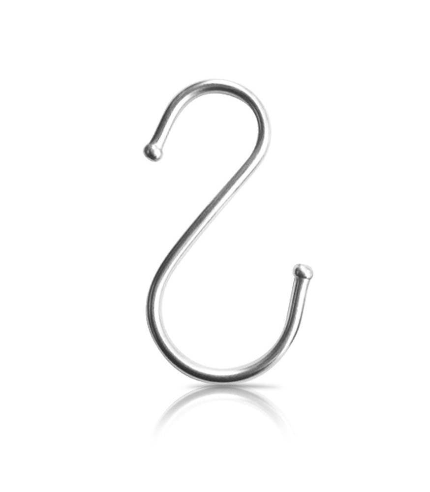 Round S Hooks - Kitchen Pot Racks Hook 10 Pack Set - Pro Chef Kitchen Tools