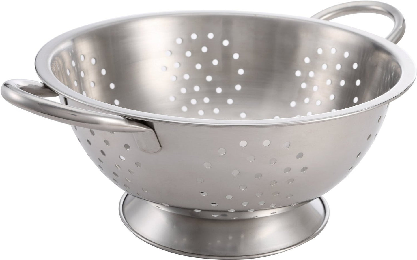 Pro Chef Kitchen Tools Stainless Steel Colander Strainer - Metal Kitchen Sink Pasta Drainer with Wide Grip Basket Handles to Strain Large Pots Noodles, Wash Berries, Fruits, Vegetables, Salads - Pro Chef Kitchen Tools